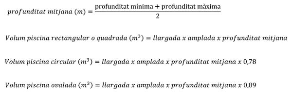 cómo calcular la profundidad de la piscina